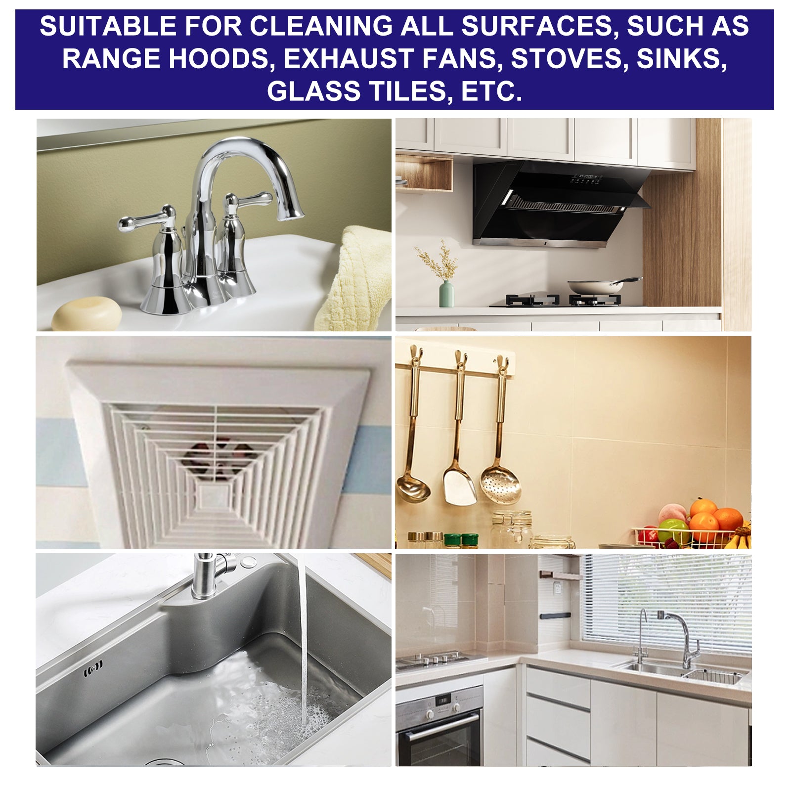 Kitchen Cleaning Wipes, Clean Stubborn Stains Kitchen Heavy Grease Multi-Effect Cleaning And Thickening Wipes