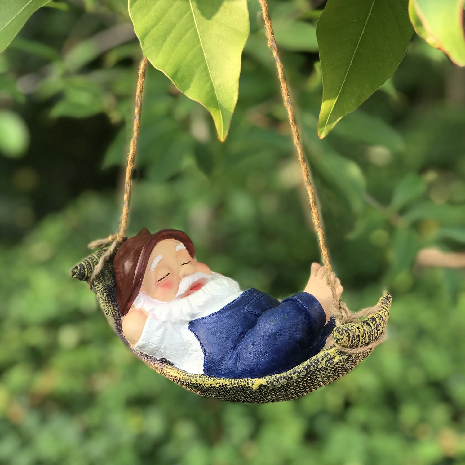 Outdoor Garden Santa Claus Decoration Garden Animal Ornament Resin Craft Dog Frog Hanging Decor
