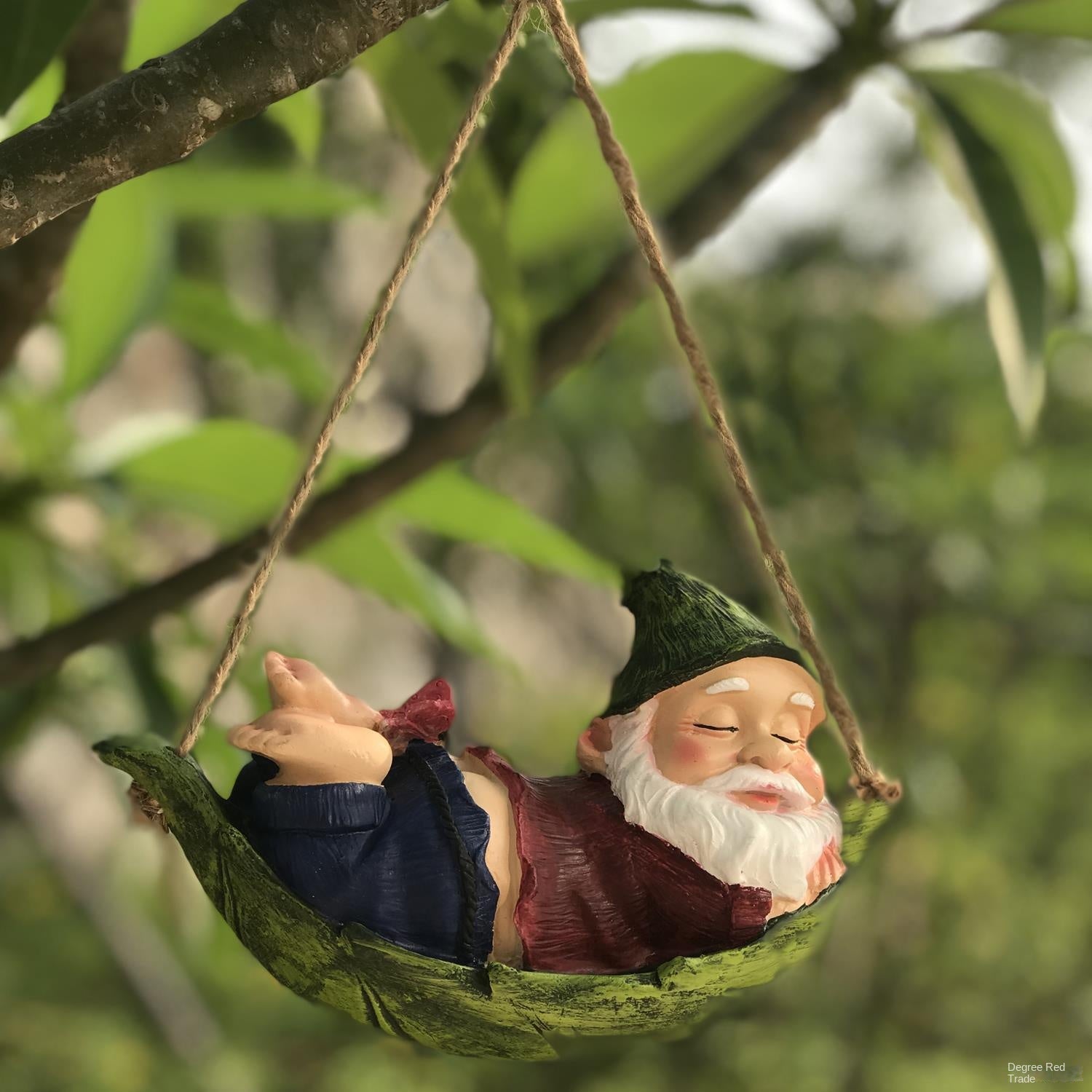 Outdoor Garden Santa Claus Decoration Garden Animal Ornament Resin Craft Dog Frog Hanging Decor