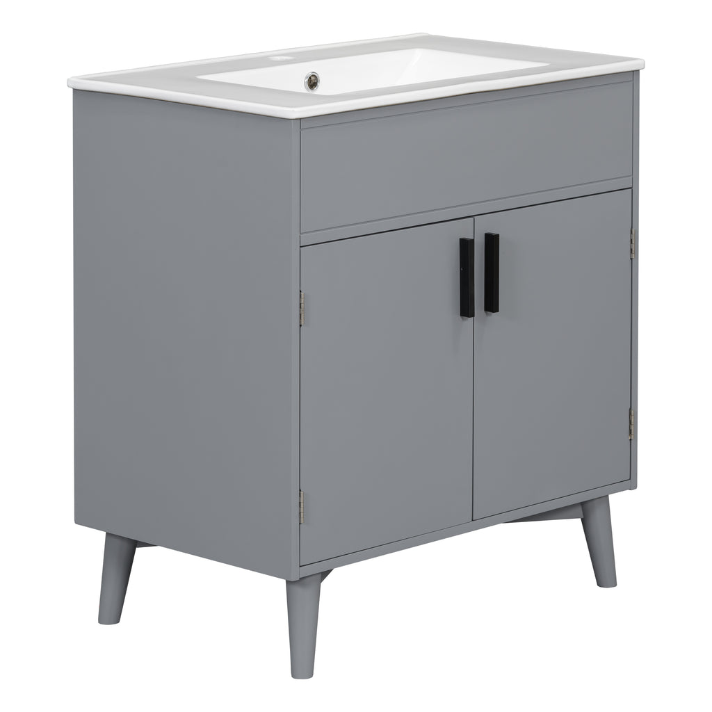 Bathroom vanity Set with Sink, Combo Cabinet, Bathroom Storage Cabinet