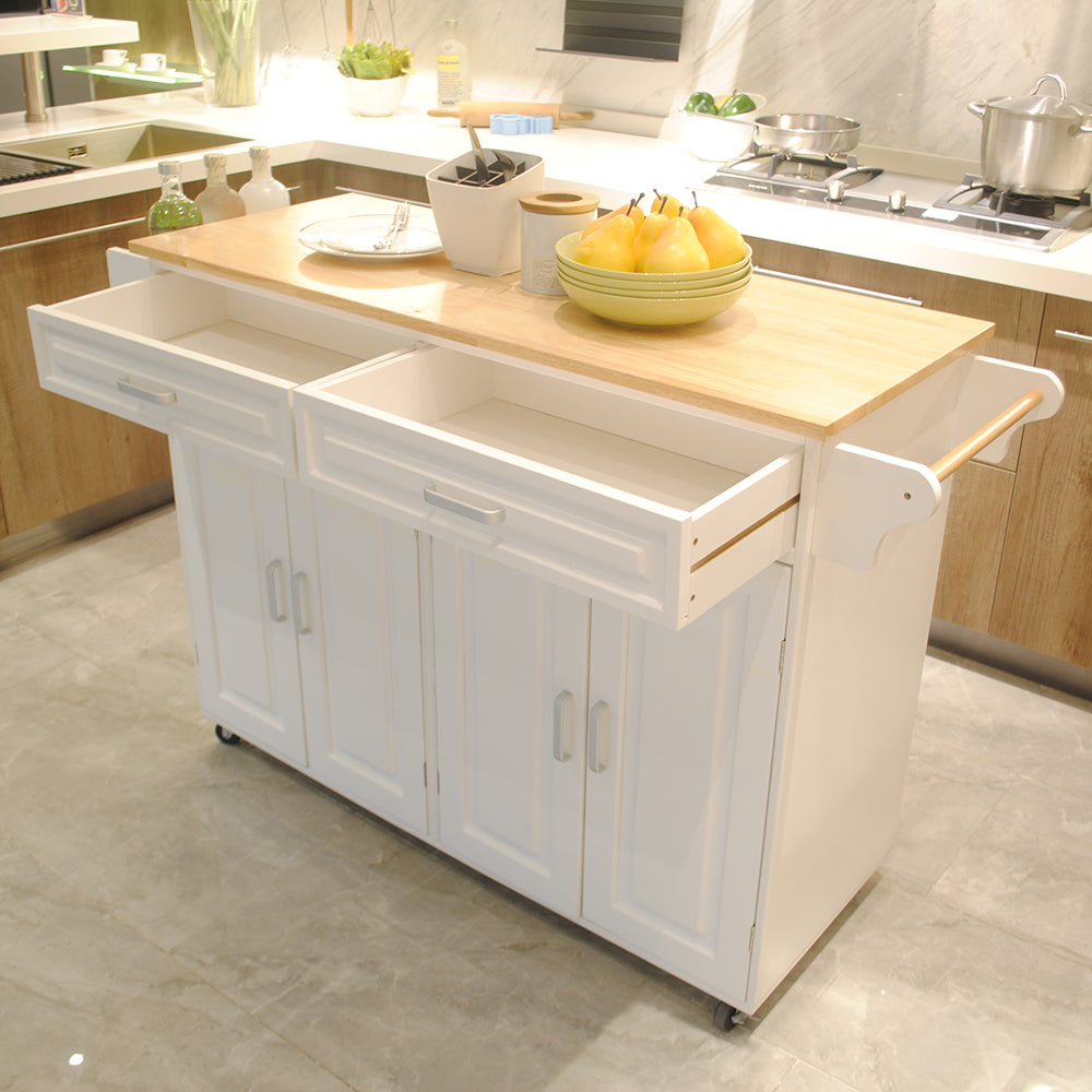 Kitchen Island & Kitchen Cart Mobile Kitchen Island