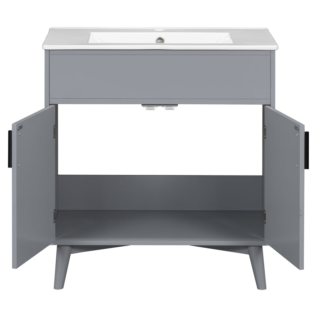 Bathroom vanity Set with Sink, Combo Cabinet, Bathroom Storage Cabinet