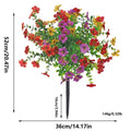 New Arrival Artificial Flowers Daisy Violet Ground Insert Outdoor Indoor Garden Decor Plastic Fake Flowers